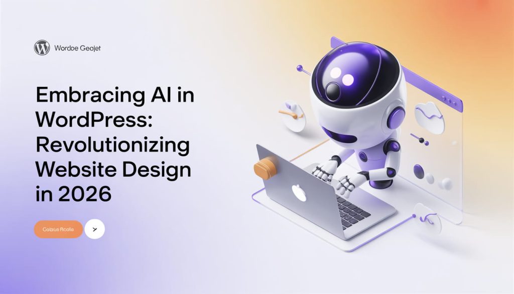Embracing AI in WordPress,  Revolutionizing Website Design in 2026