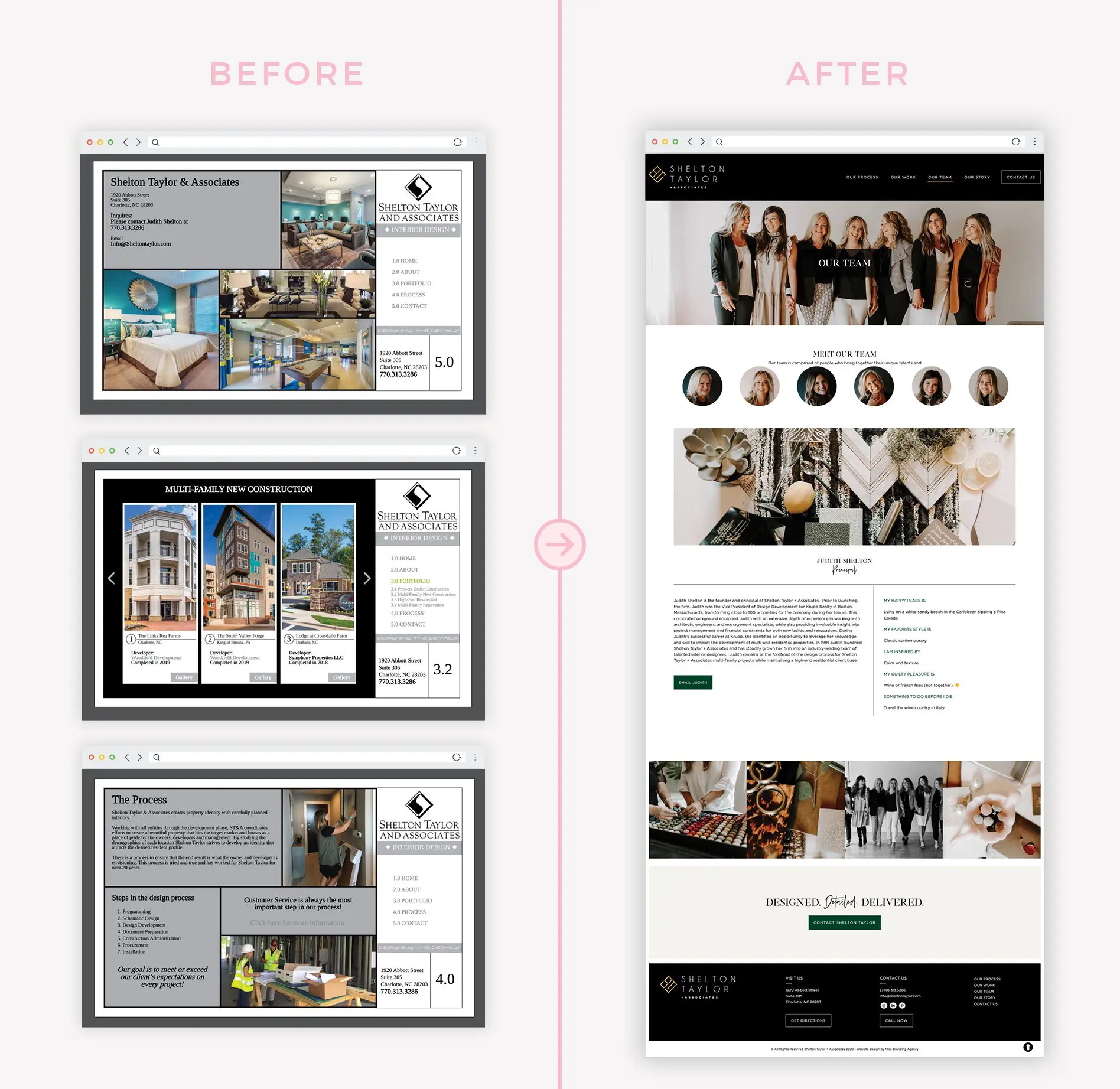 before redign website before redign website